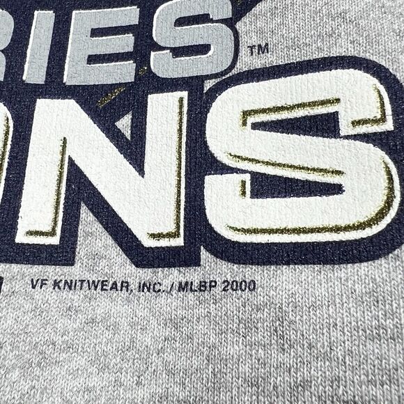 2000 New York Yankees Subway World Series Champions LEE Sport Sweatshirt Mens XL - Picture 5 of 14